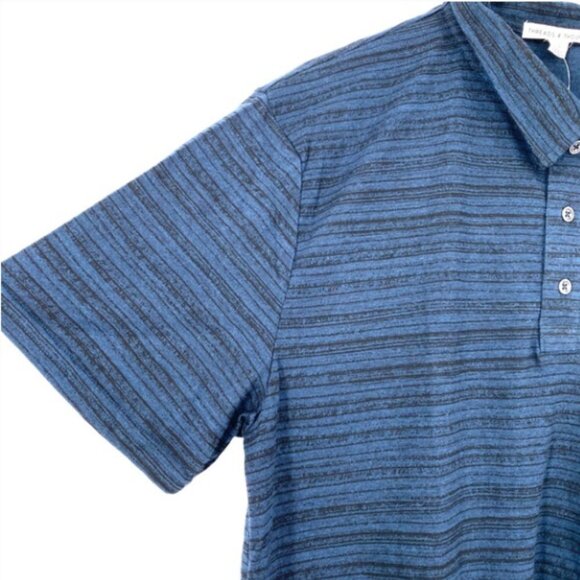 Threads 4 Thought Mens James Dirt Road Stripe Polo - L - Picture 3 of 7